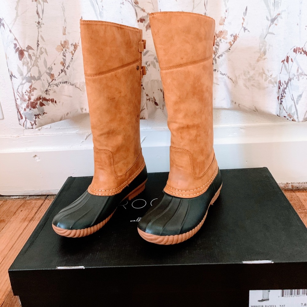 Roolee Tall Duck Boots NWT